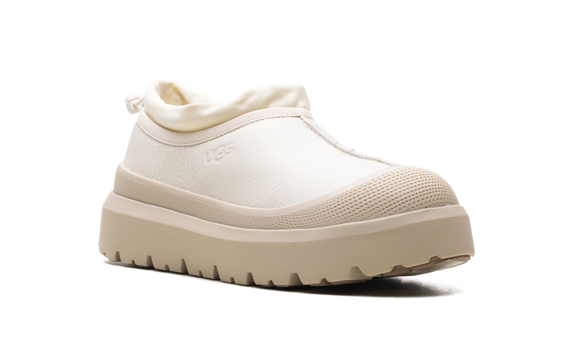 ugg tasman weather hybrid slipper birch white pepper+1158351-BHTP+bottom view