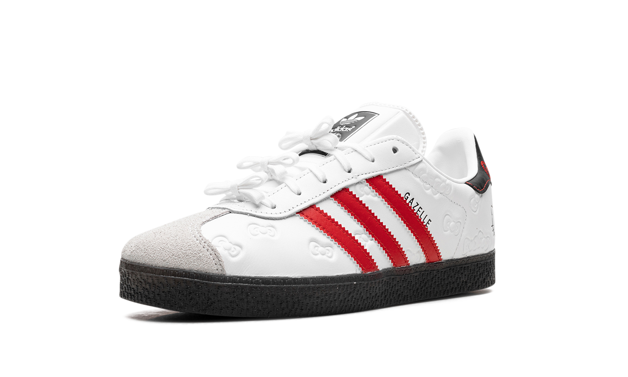 adidas gazelle hello kitty gs+IH9953+left diagnol single view