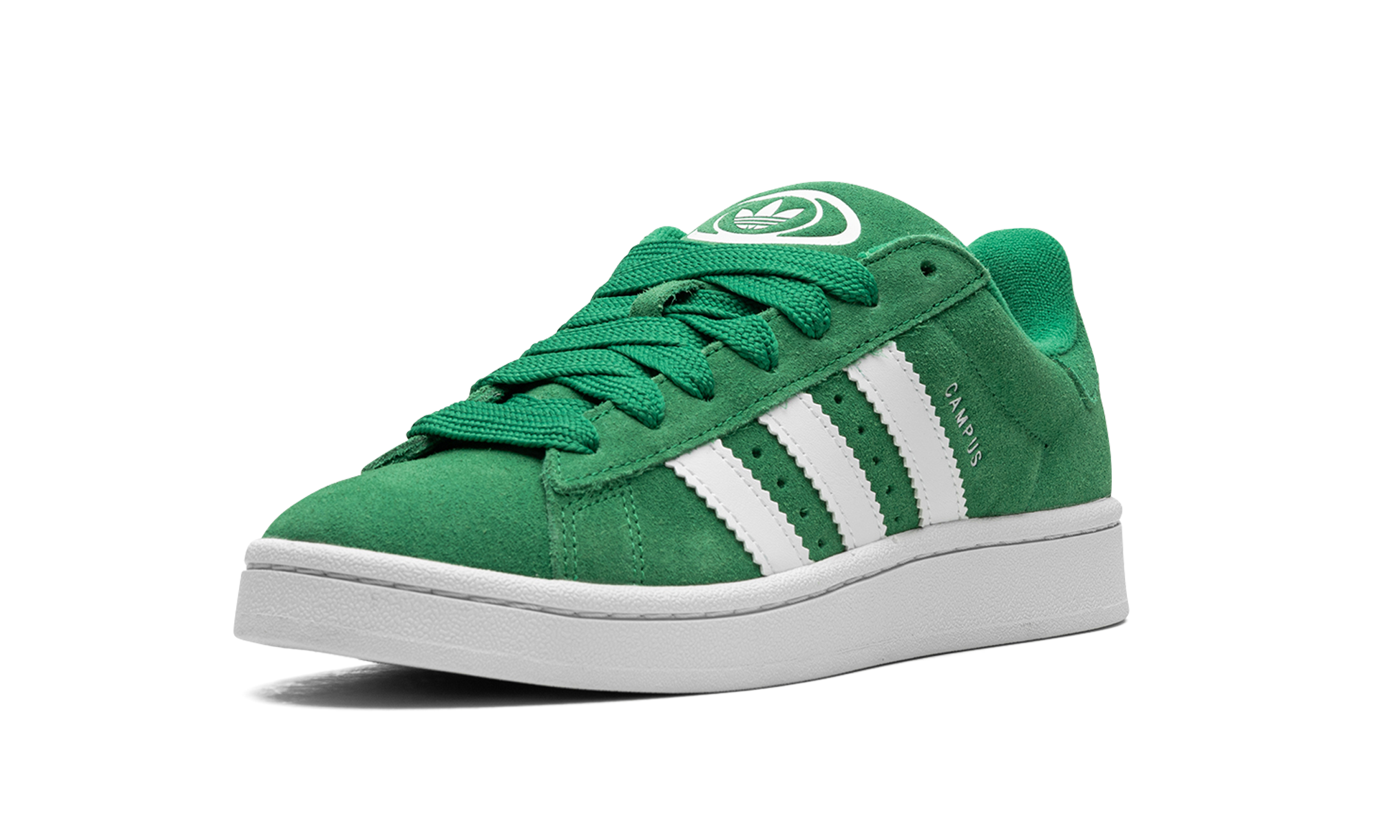 adidas campus 00s green cloud white women s+ID7029+left diagnol single view
