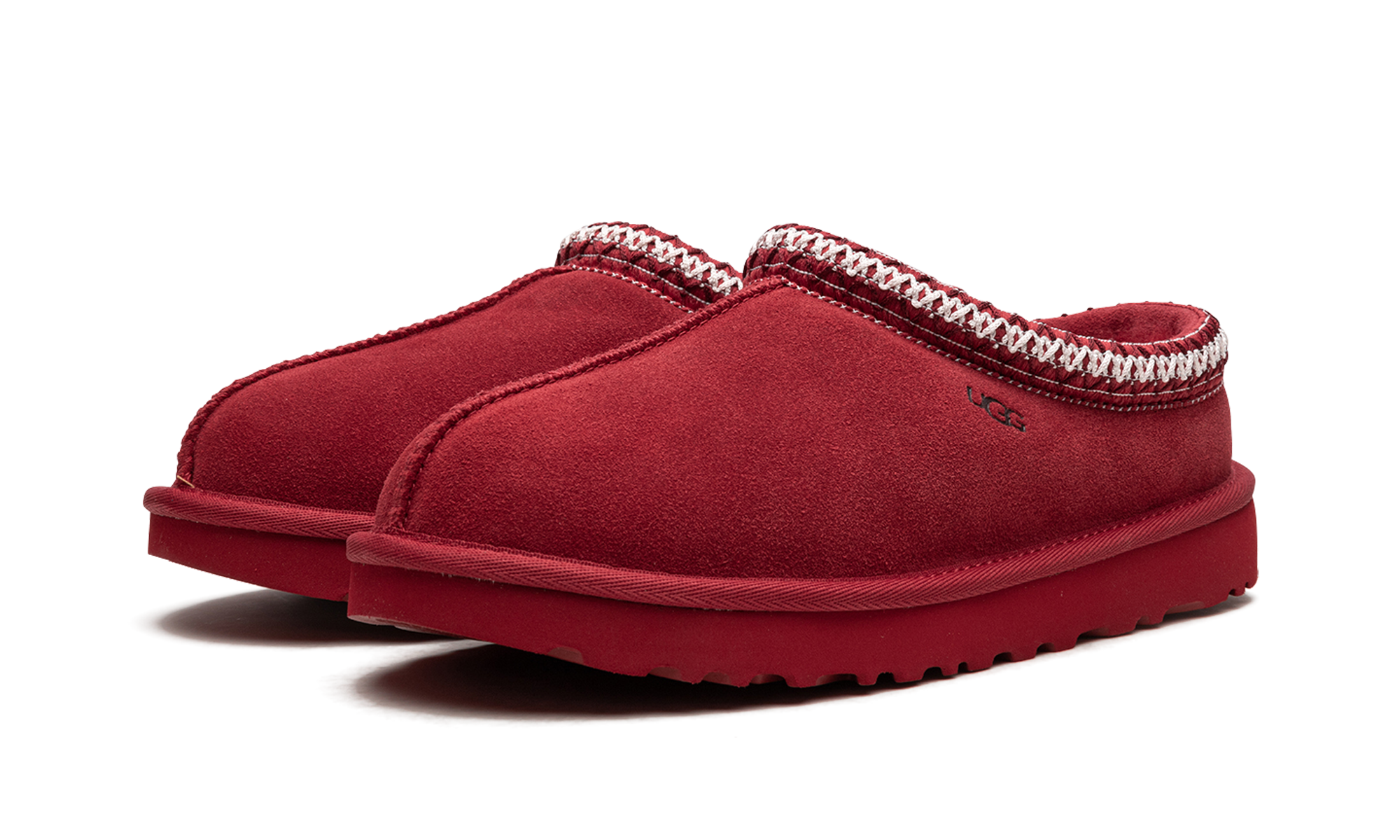 ugg tasman slipper samba red women s+5955-SRTL+diagnol left view