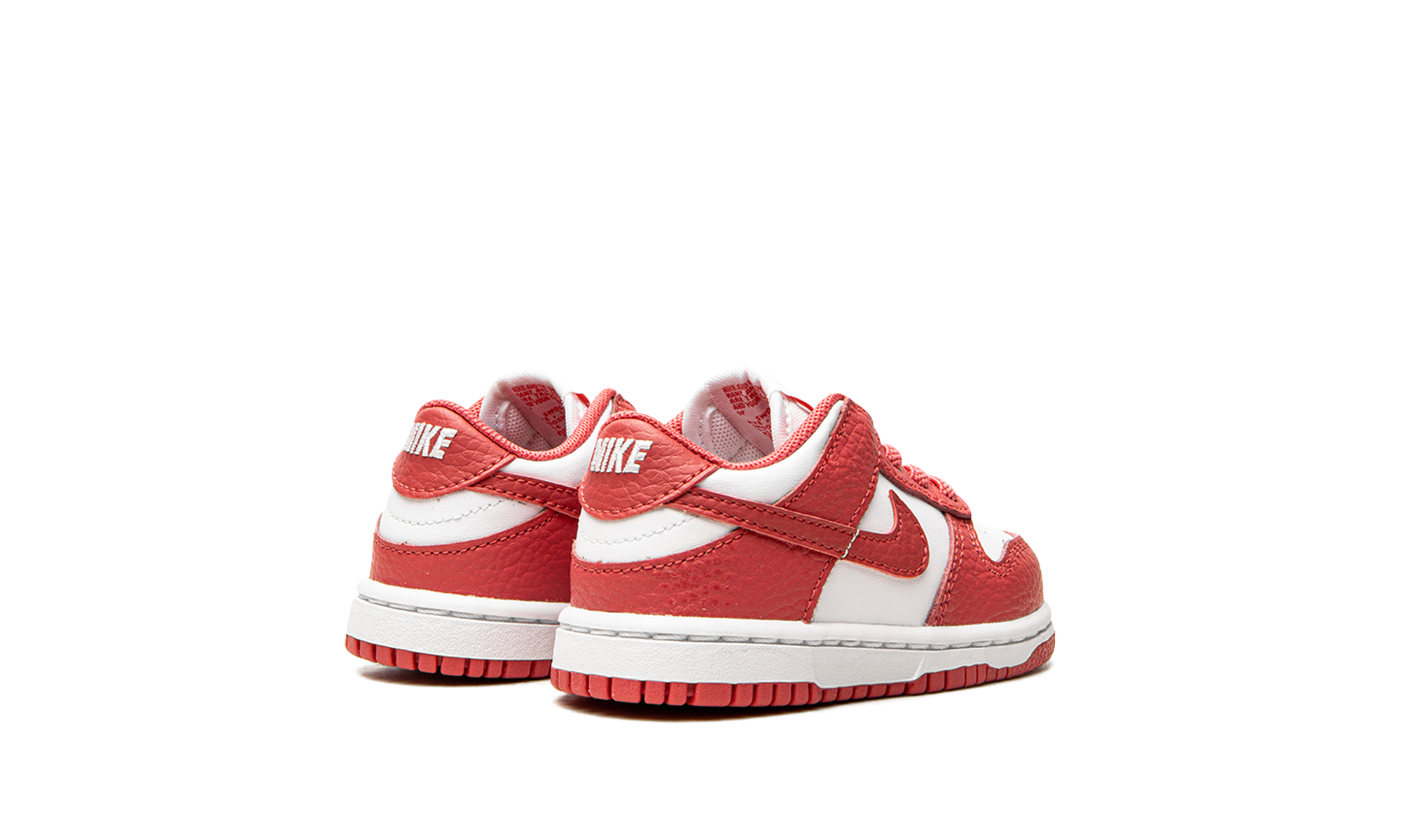nike dunk low white gypsy rose td+DC9562-111+diagnol right behind view