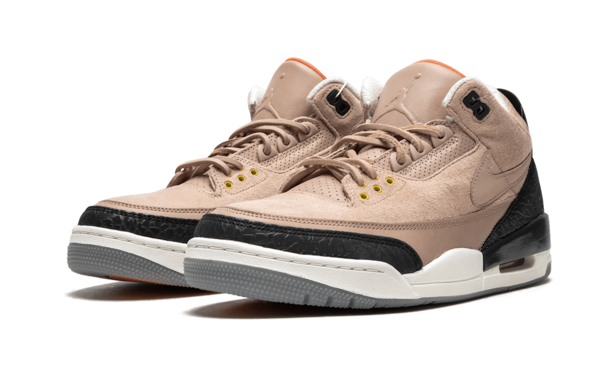 jordan 3 retro jth bio beige+AV6683-200+diagnol left view