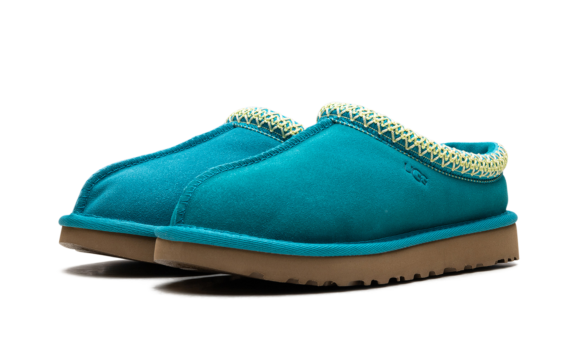 ugg tasman slipper aquatic blue women s+5955-AQBL+diagnol left view