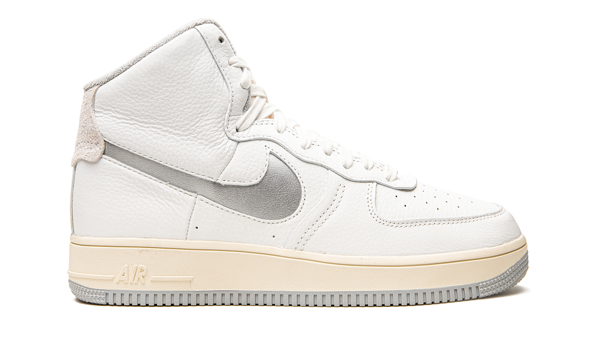 nike air force 1 high sculpt white silver women s+DC3590-101+right view