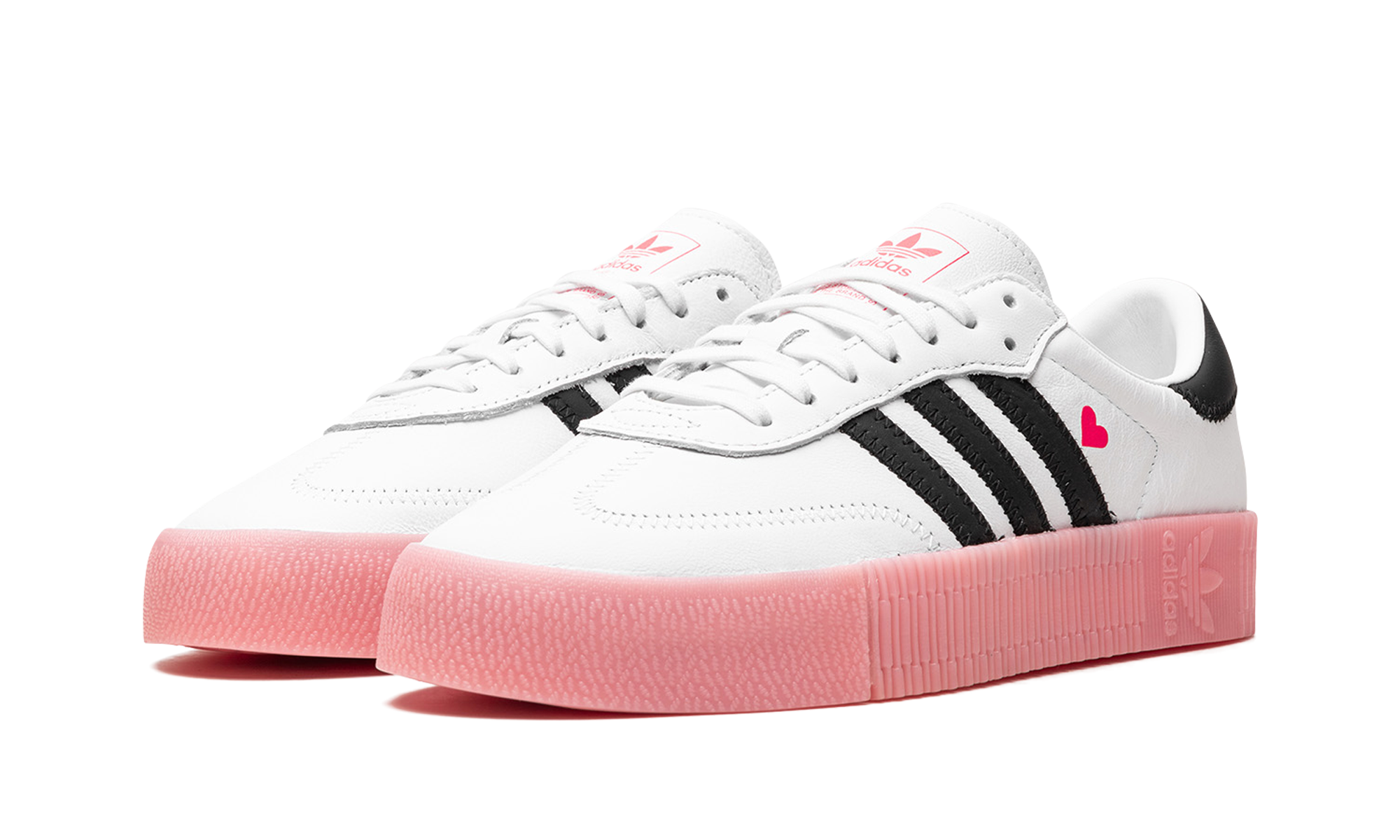 adidas sambarose valentine women s+EF4965+diagnol left view