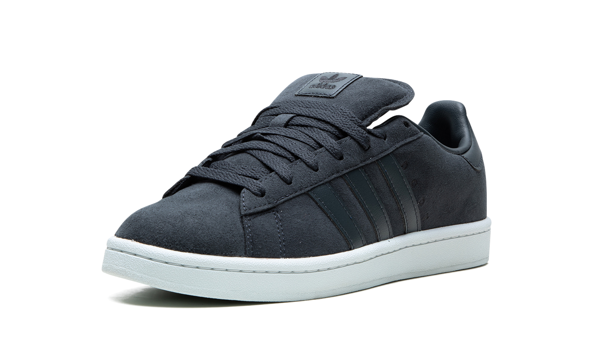 adidas campus descendant night grey+HQ8875+left diagnol single view