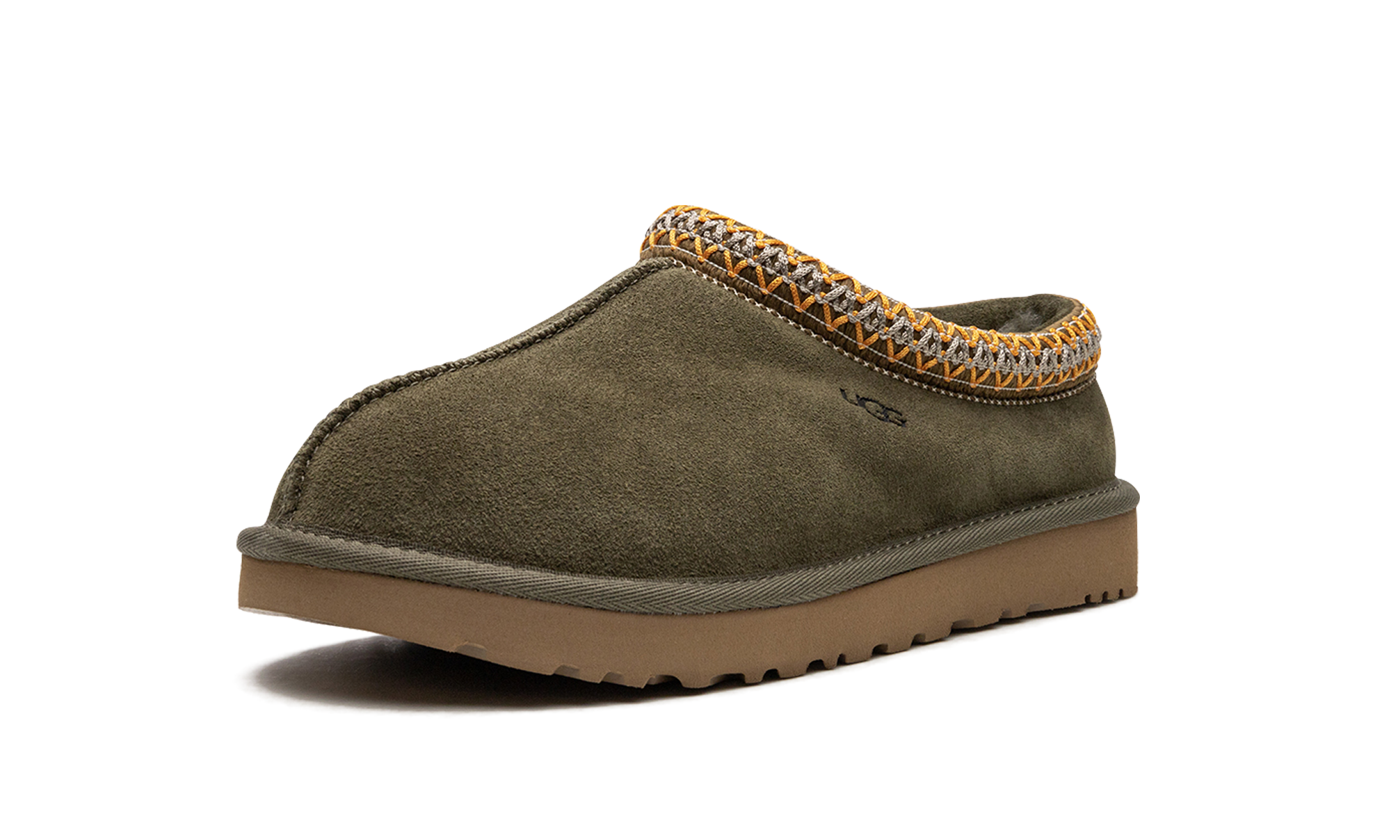 ugg tasman slipper burnt olive women s+5955-BTOL+left diagnol single view