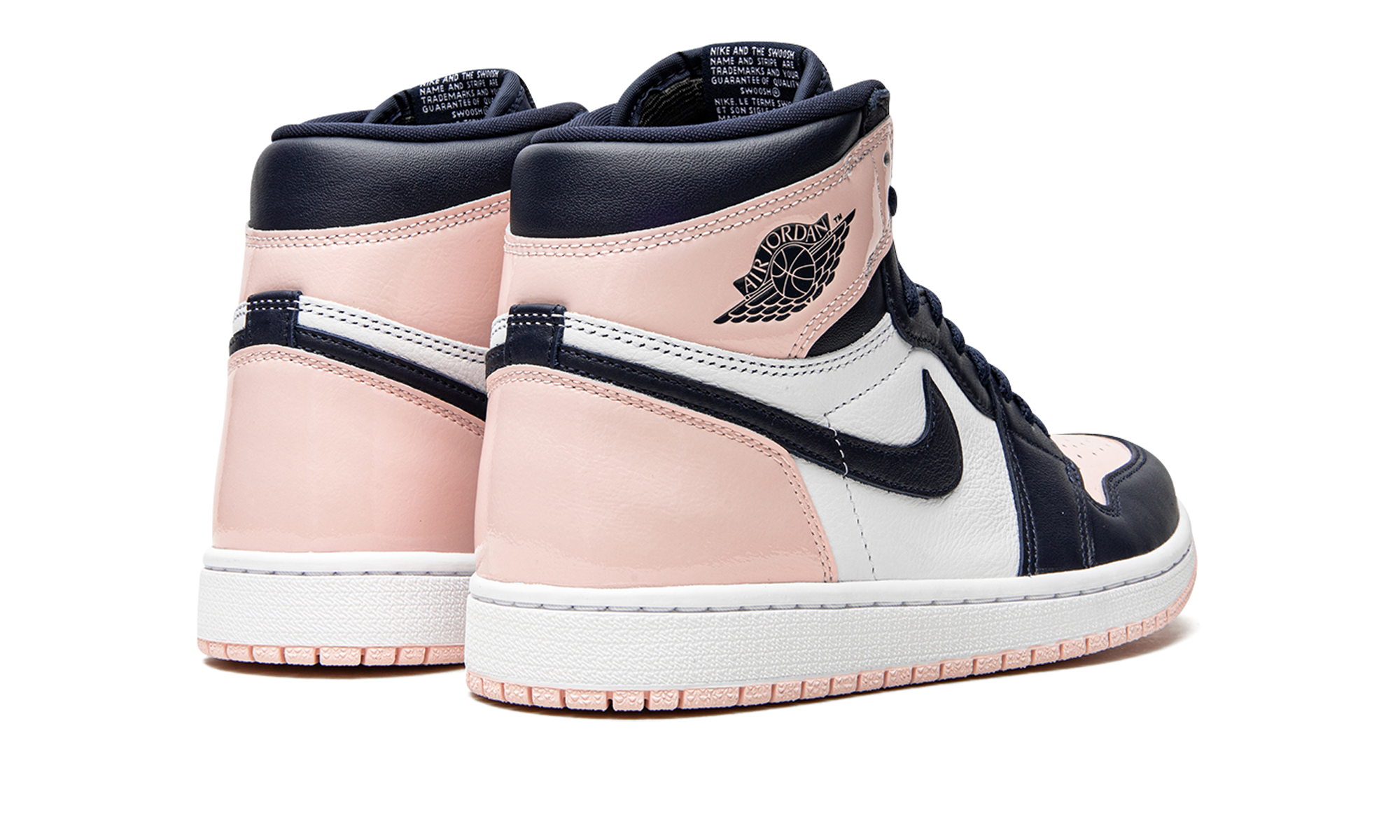 jordan 1 retro high og atmosphere women s+DD9335-641+diagnol right behind view