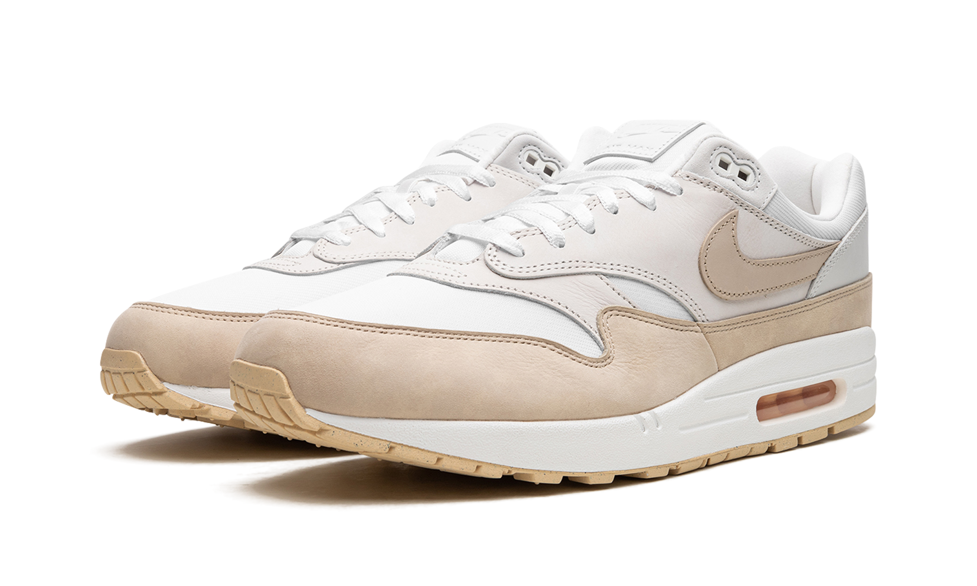 nike air max 1 premium sanddrift women s+FB5060-100+diagnol left view