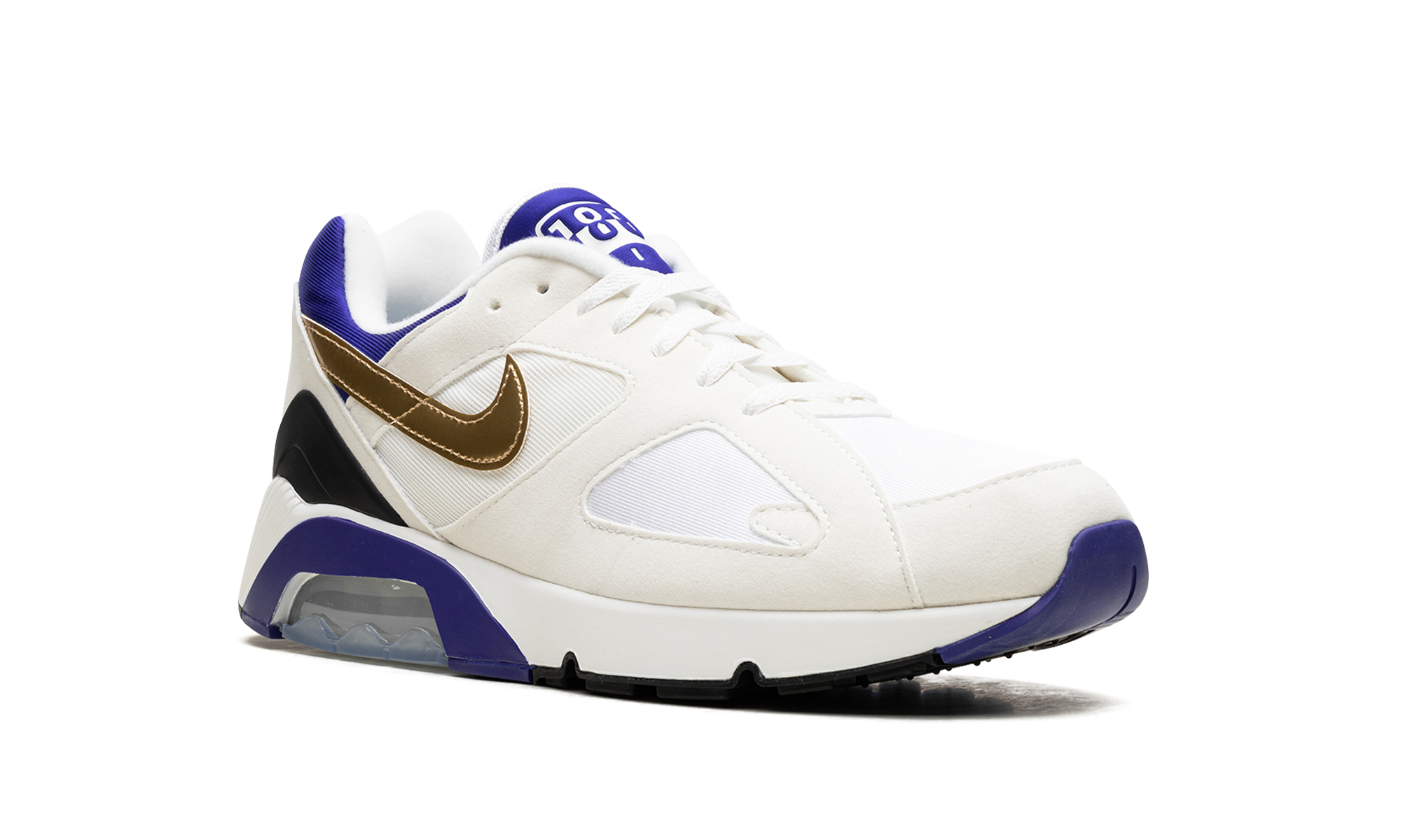 nike air max 180 summit white concord+FJ9259-101+diagnol right view