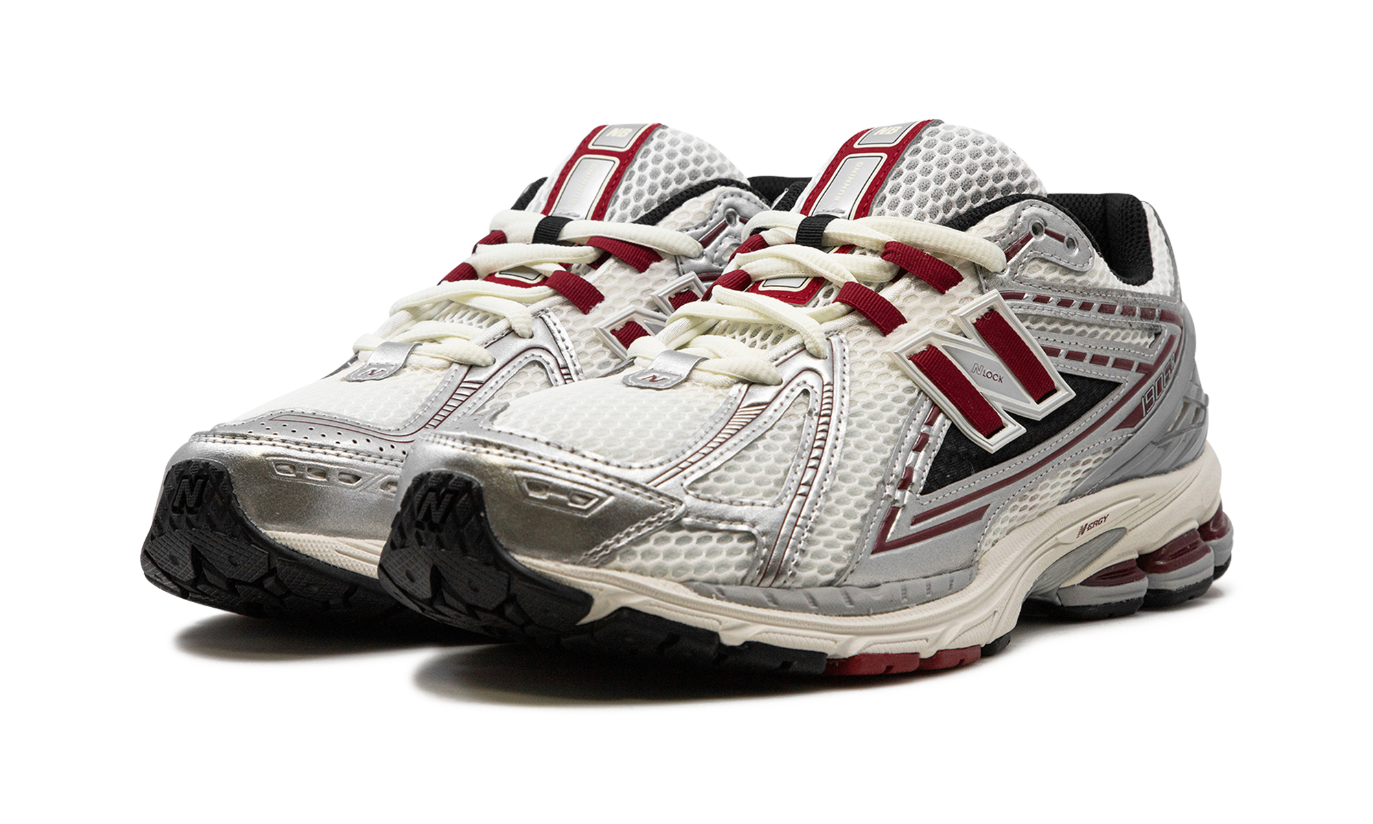 new balance 1906r silver classic crimson+M1906REA+diagnol left view