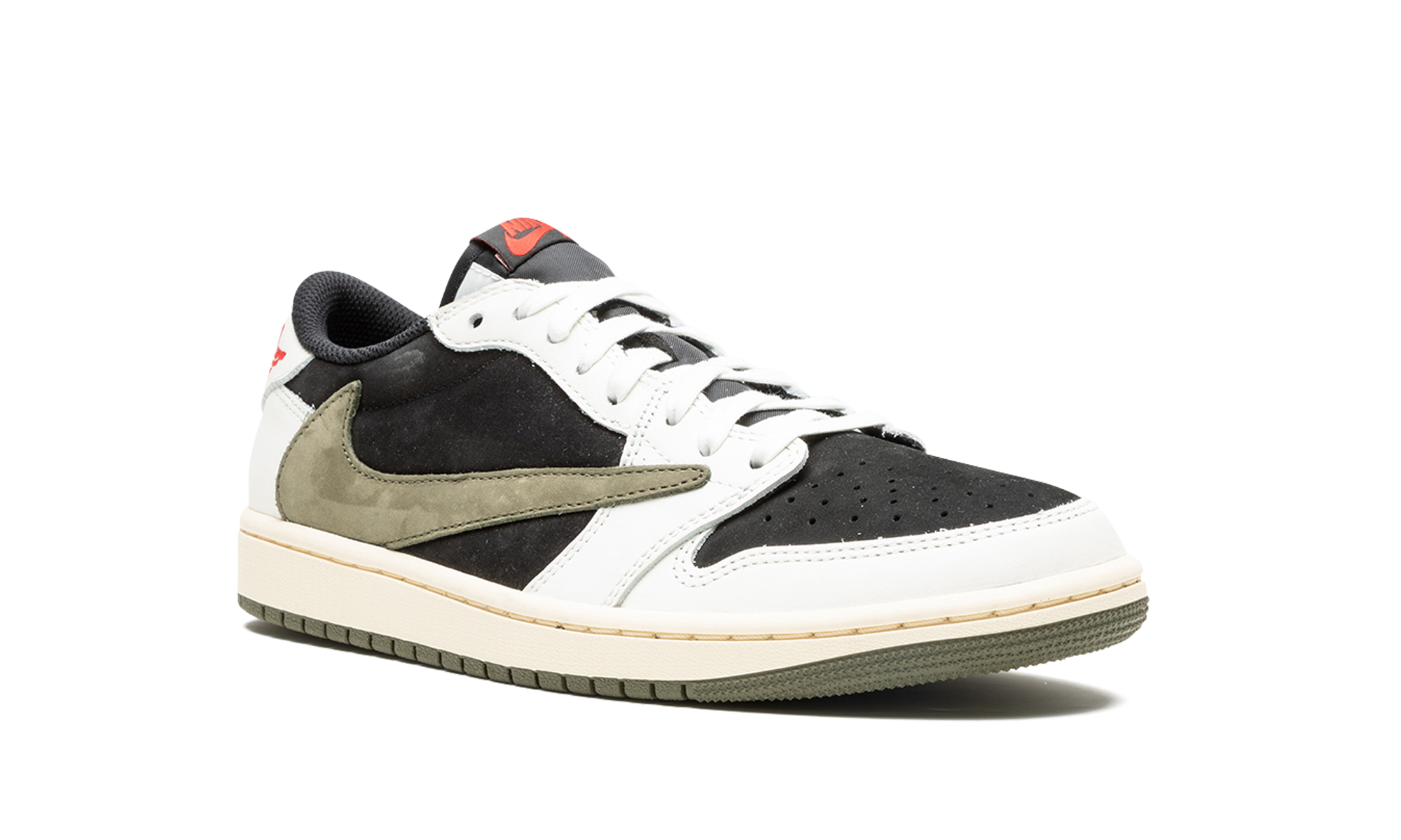 jordan 1 retro low og sp travis scott olive women s+DZ4137-106+diagnol right view