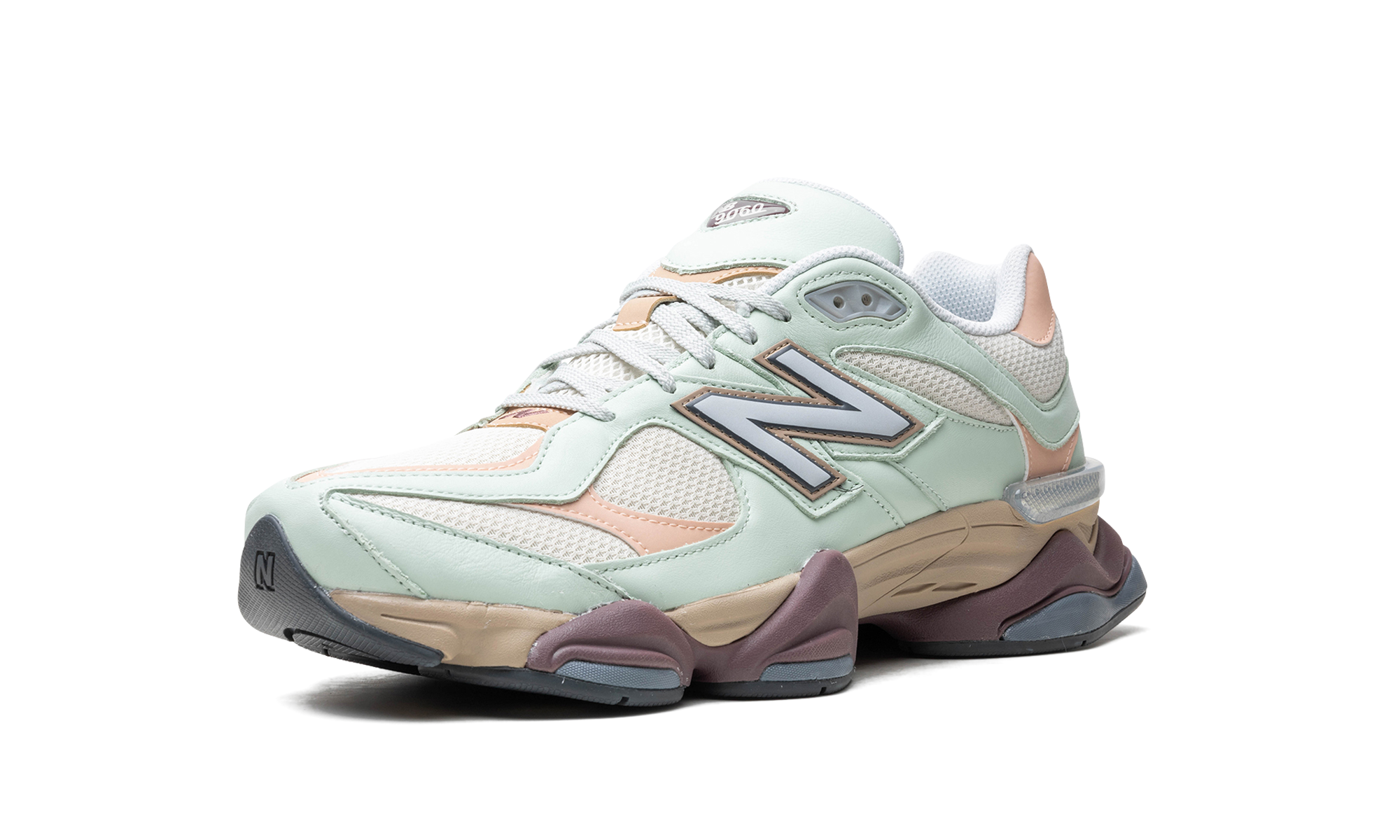 new balance 9060 clay ash+U9060GCA+left diagnol single view