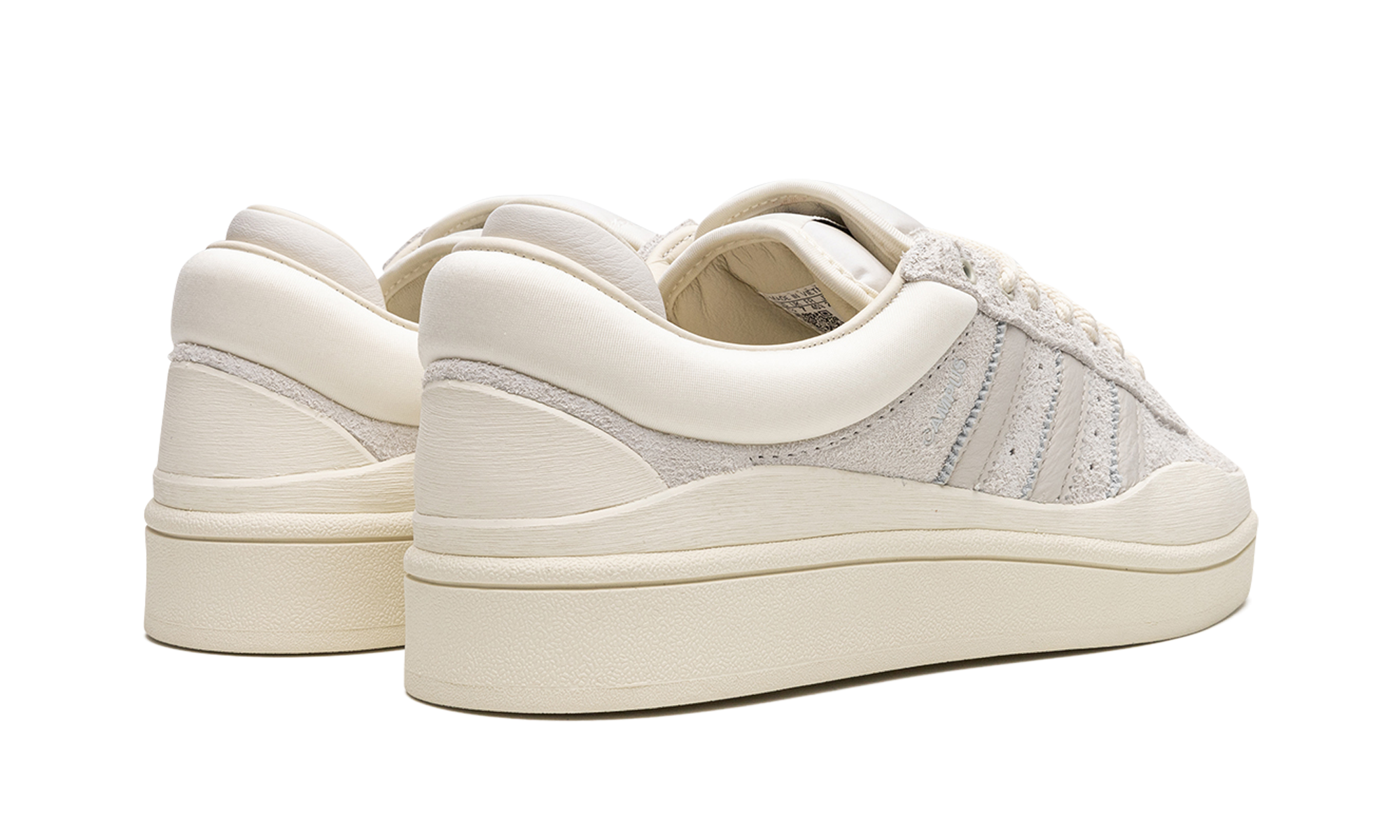 adidas campus light bad bunny cream+FZ5823+diagnol right behind view