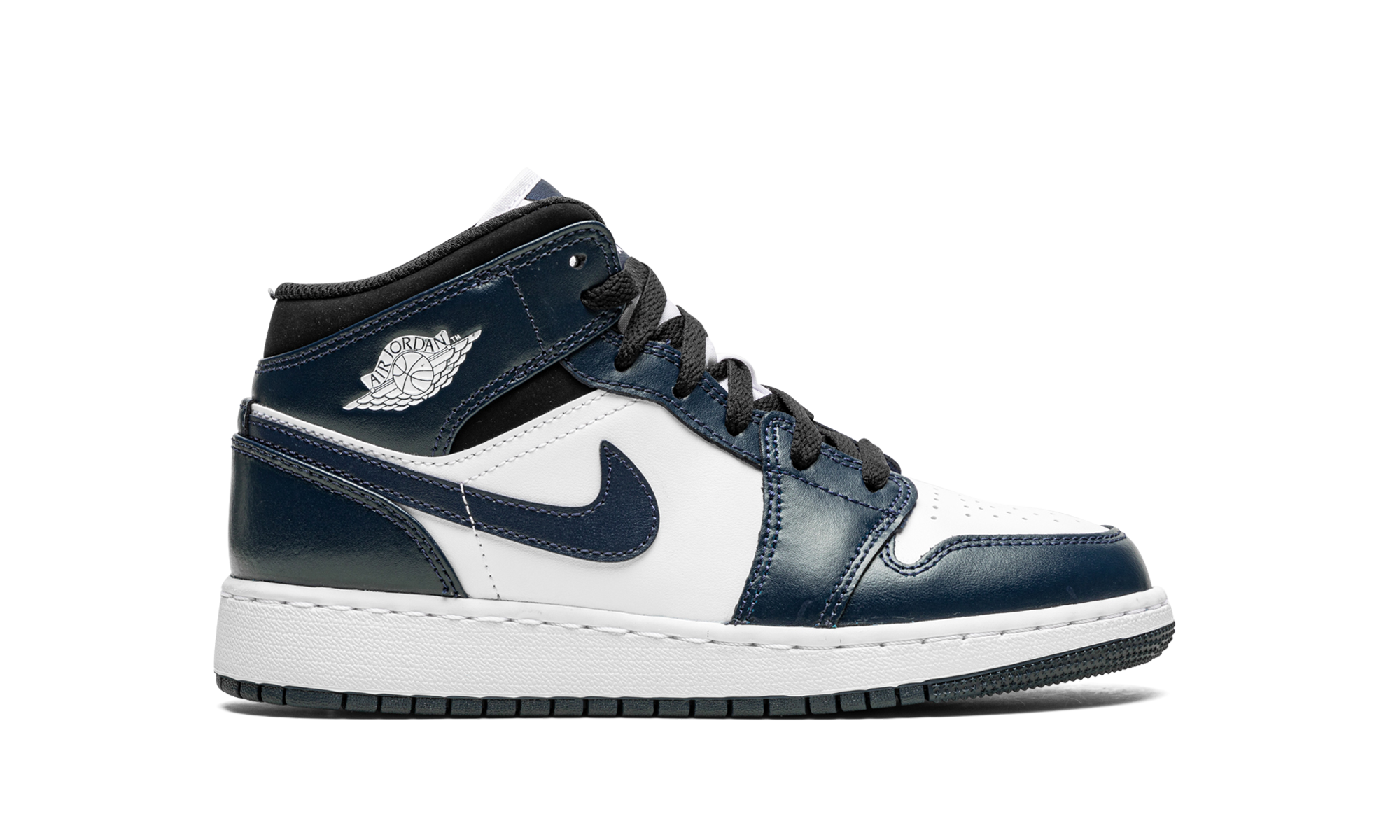 jordan 1 mid armory navy gs+554725-411+right view