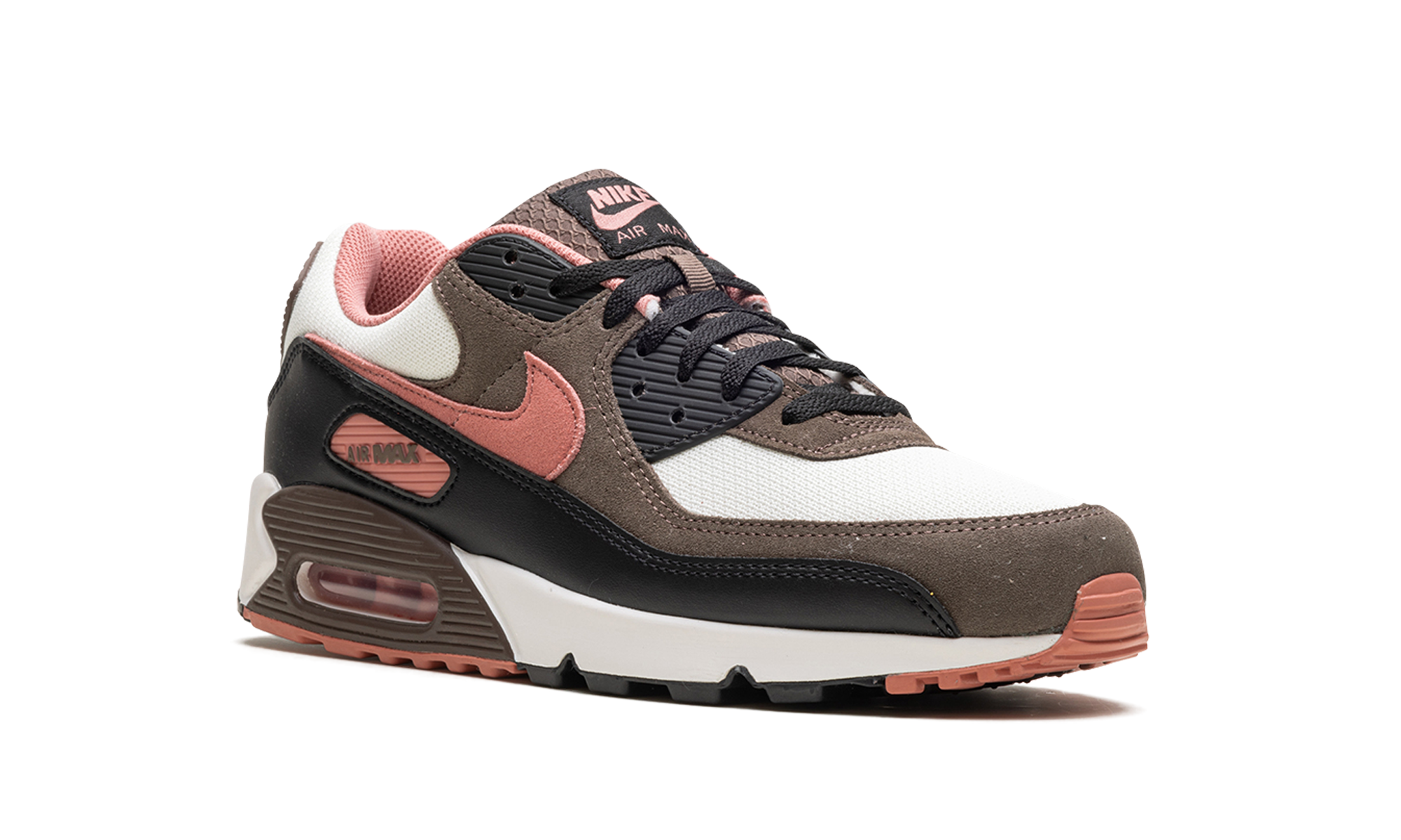 nike air max 90 ironstone red stardust+DM0029-105+diagnol right view