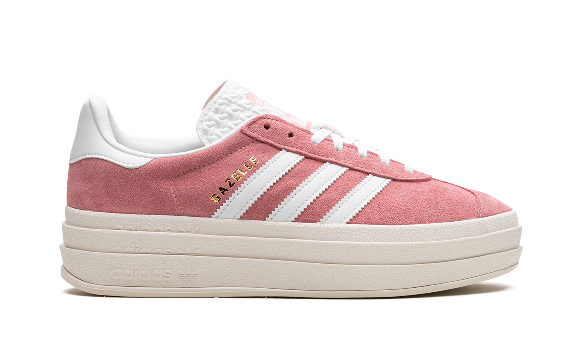 adidas gazelle bold super pop pink women s+IG9653+right view