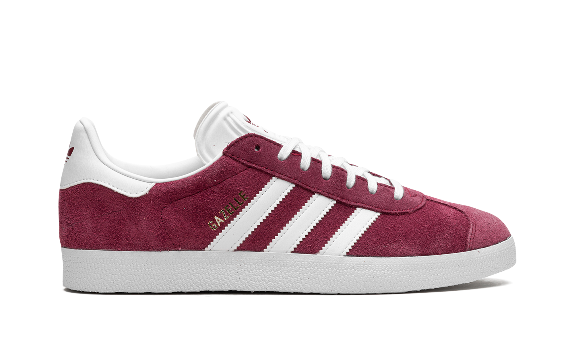 adidas gazelle collegiate burgundy white+B41645+right view