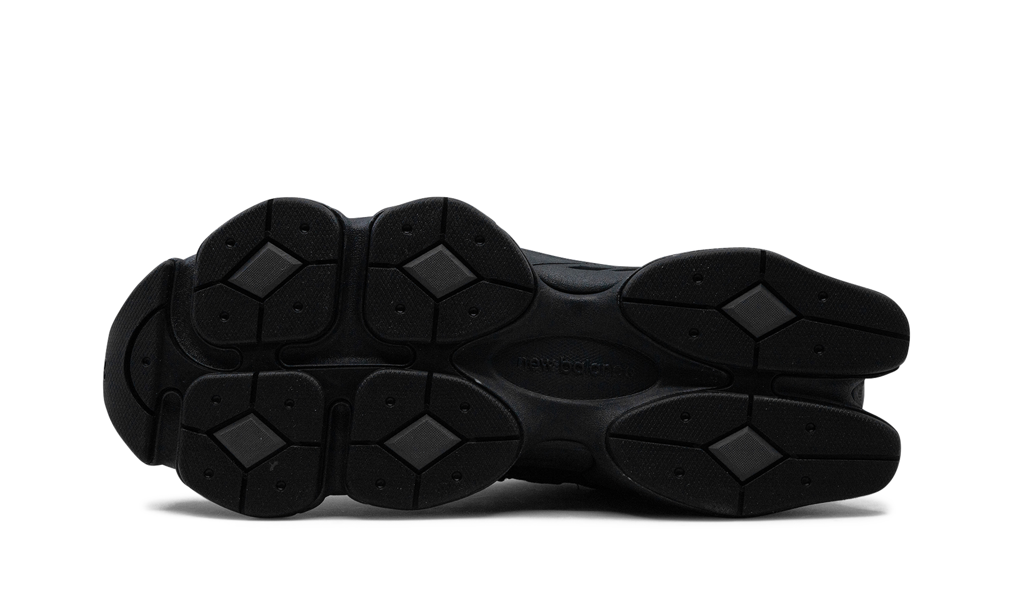 new balance 9060 triple black leather+U9060NRI+bottom view