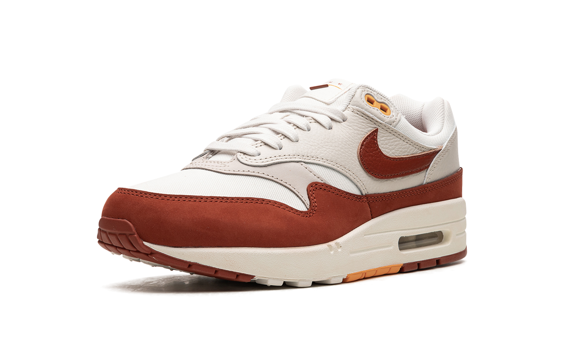 nike air max 1 rugged orange women s+FD2370-100+left diagnol single view
