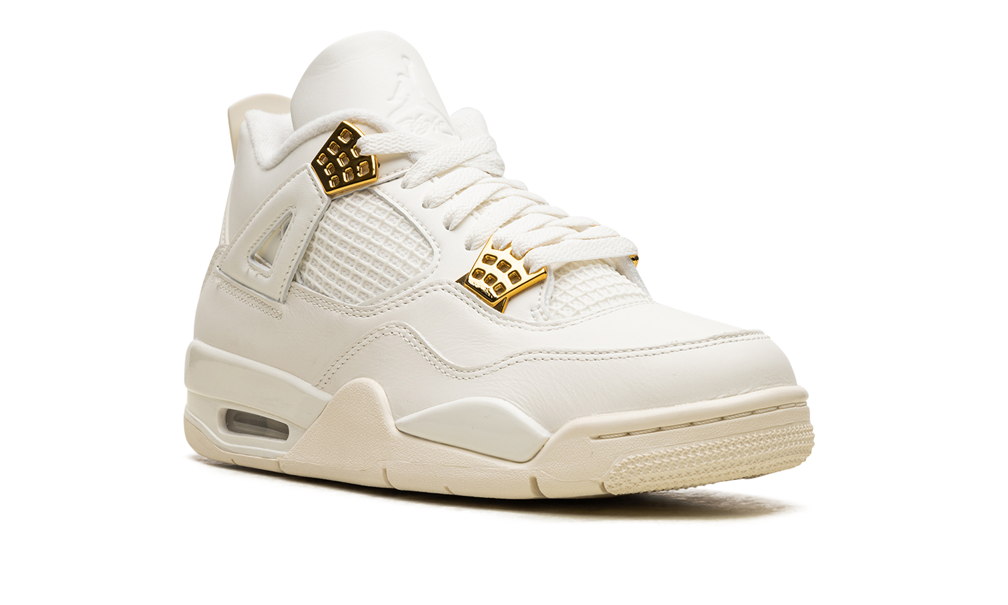 jordan 4 retro metallic gold women s+AQ9129-170+diagnol right view