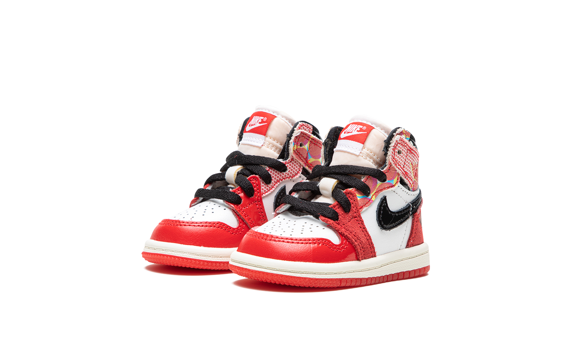 jordan 1 retro high og spider man across the spider verse td+DV1750-601+diagnol left view