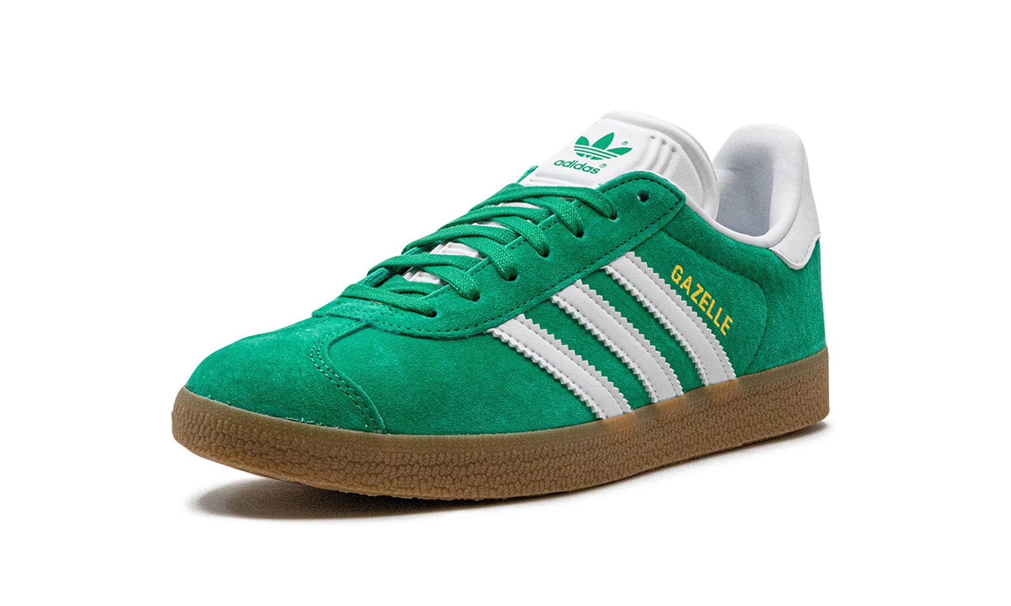 adidas gazelle court green footwear white+IG0671+left diagnol single view