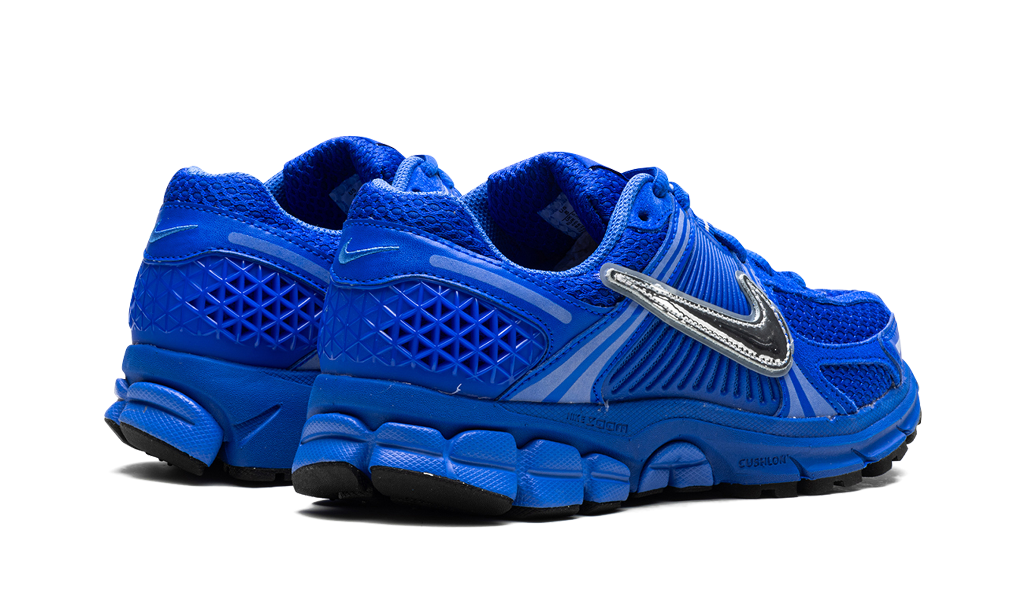 nike zoom vomero 5 racer blue women s+HJ7328-445+diagnol right behind view