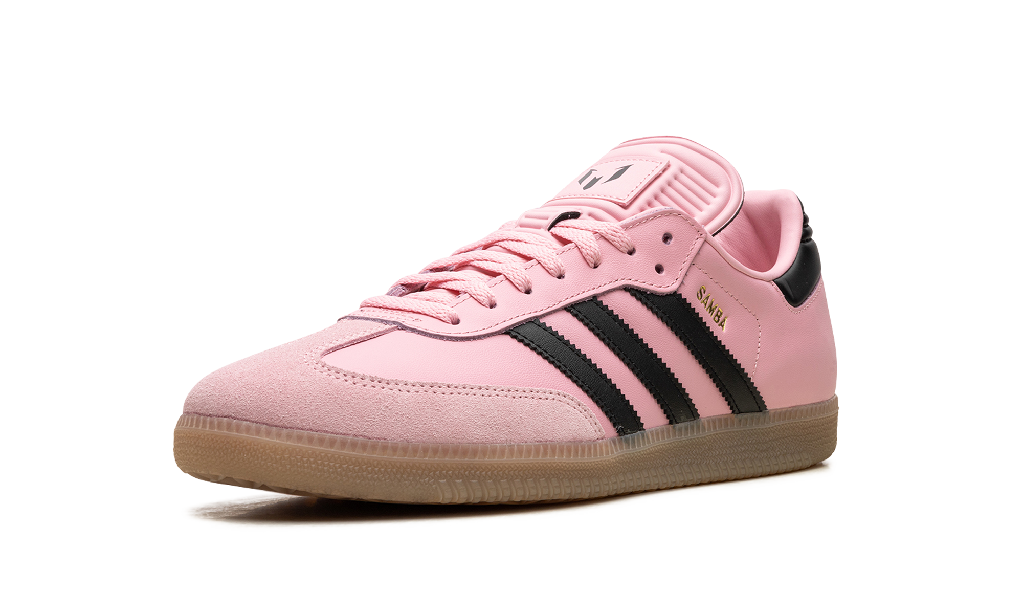 adidas samba inter miami cf messi pink+IH8158+left diagnol single view