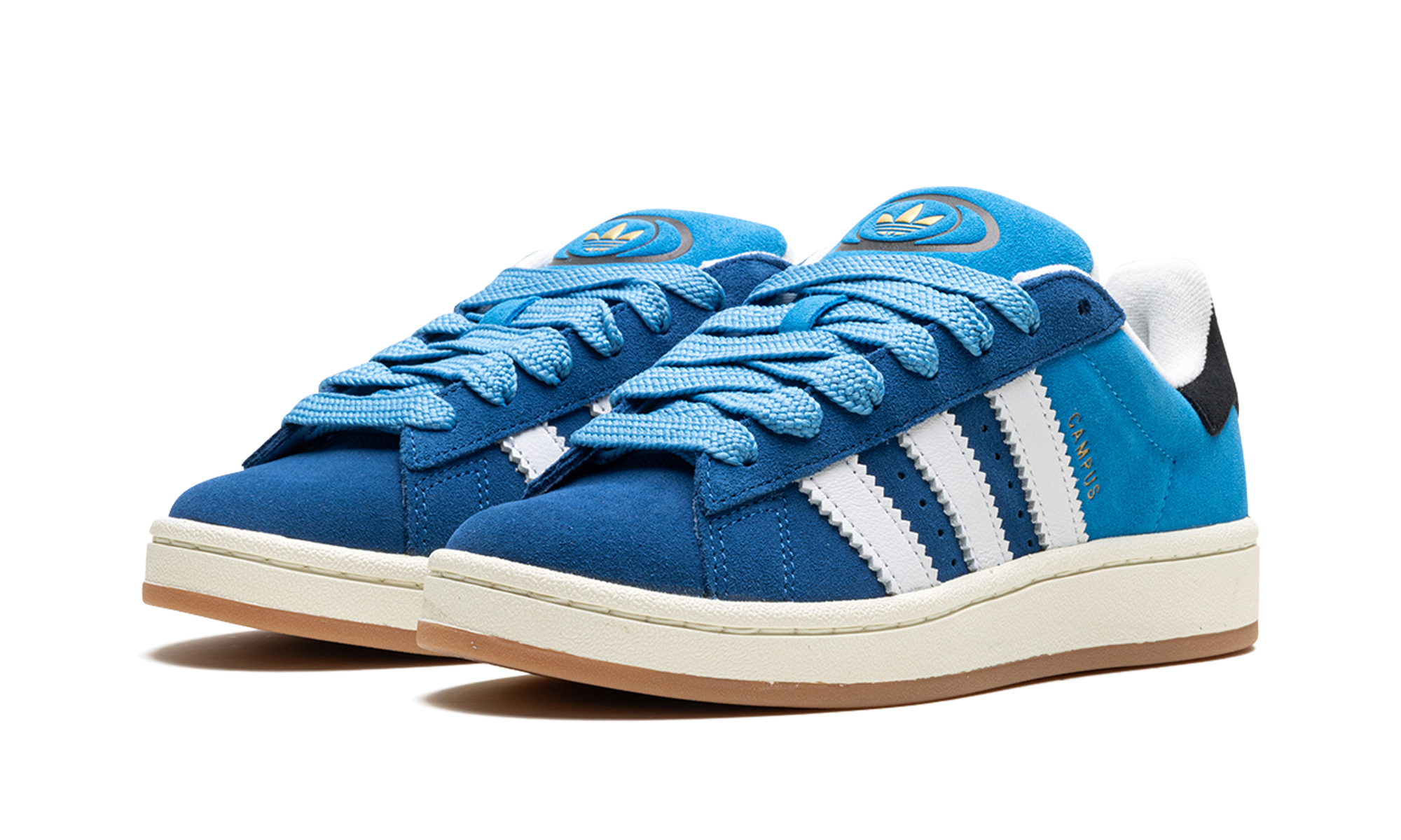 adidas campus 00s bright blue dark marine+ID2049+diagnol left view