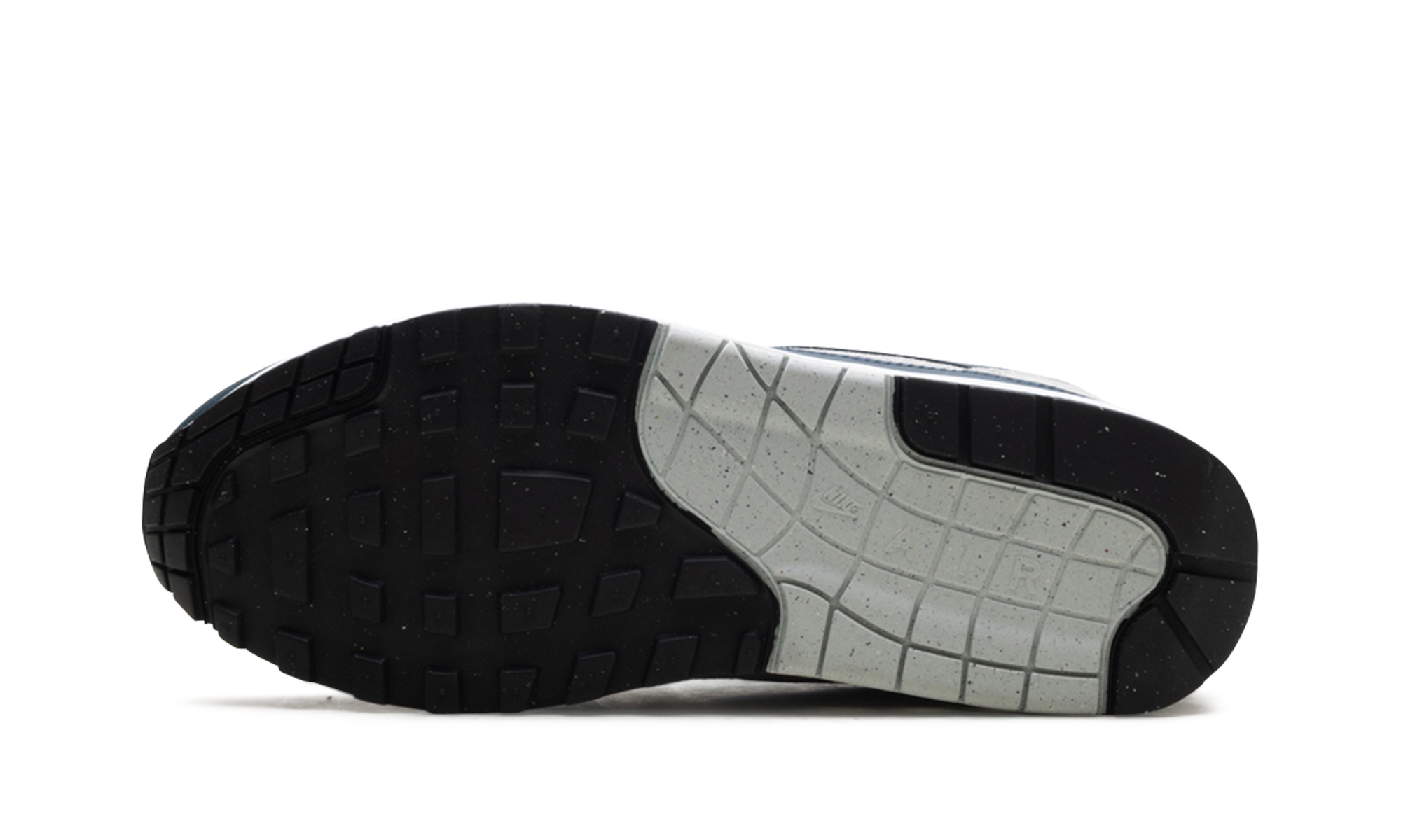 nike air max 1 essential summit white armory navy+FZ5808-103+bottom view