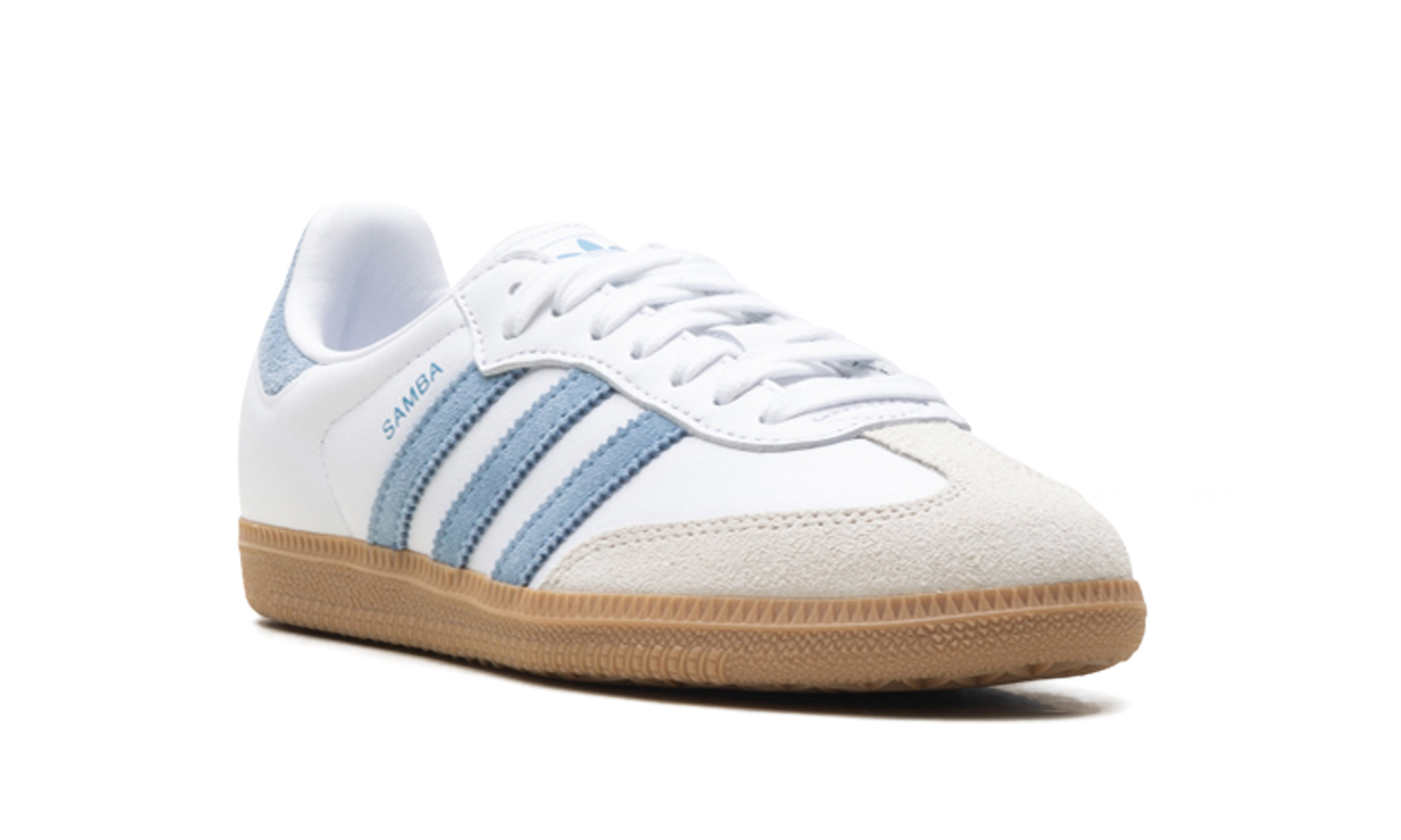 adidas samba og white alumina ash blue women s+JS1391+diagnol right view