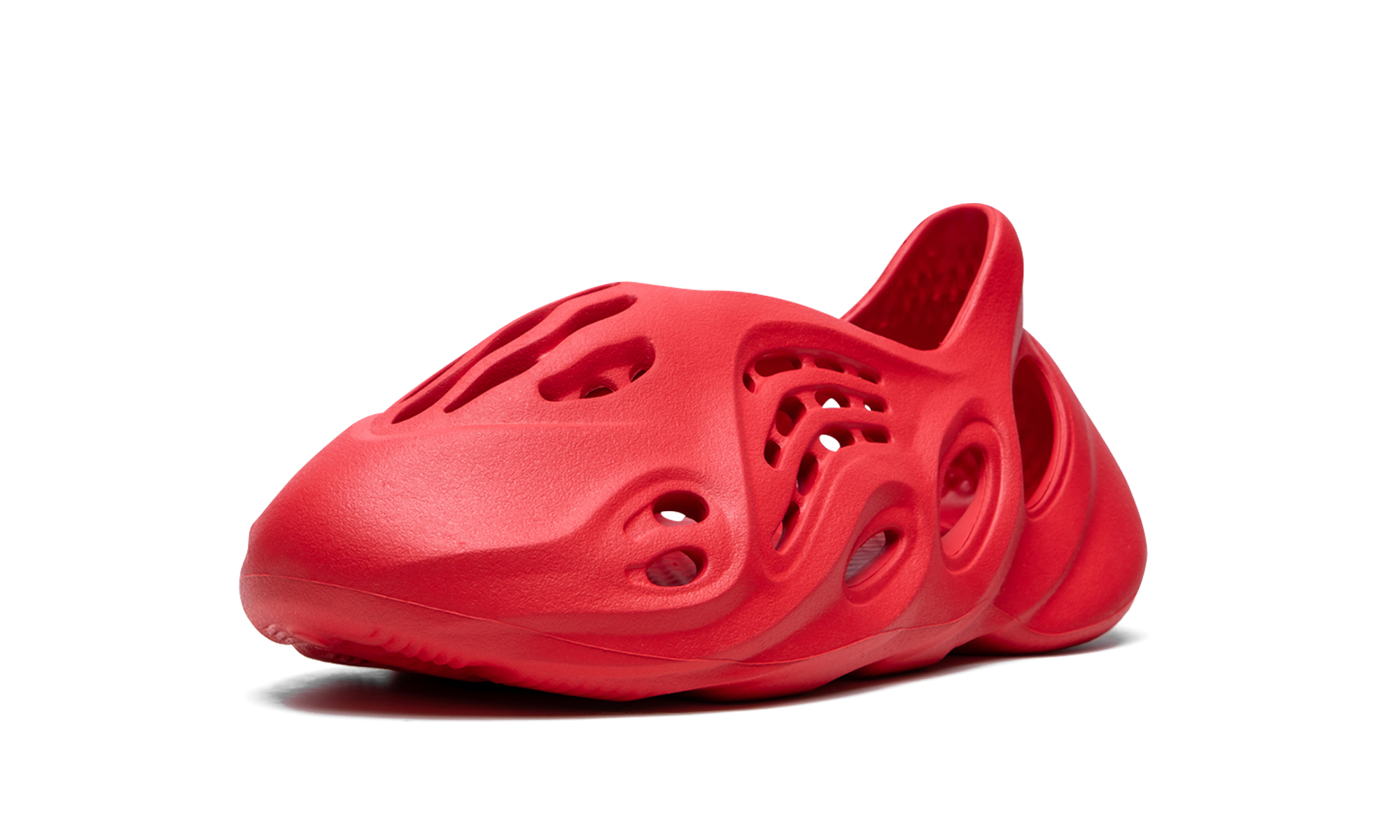adidas yeezy foam rnnr vermillion+GW3355+left diagnol single view