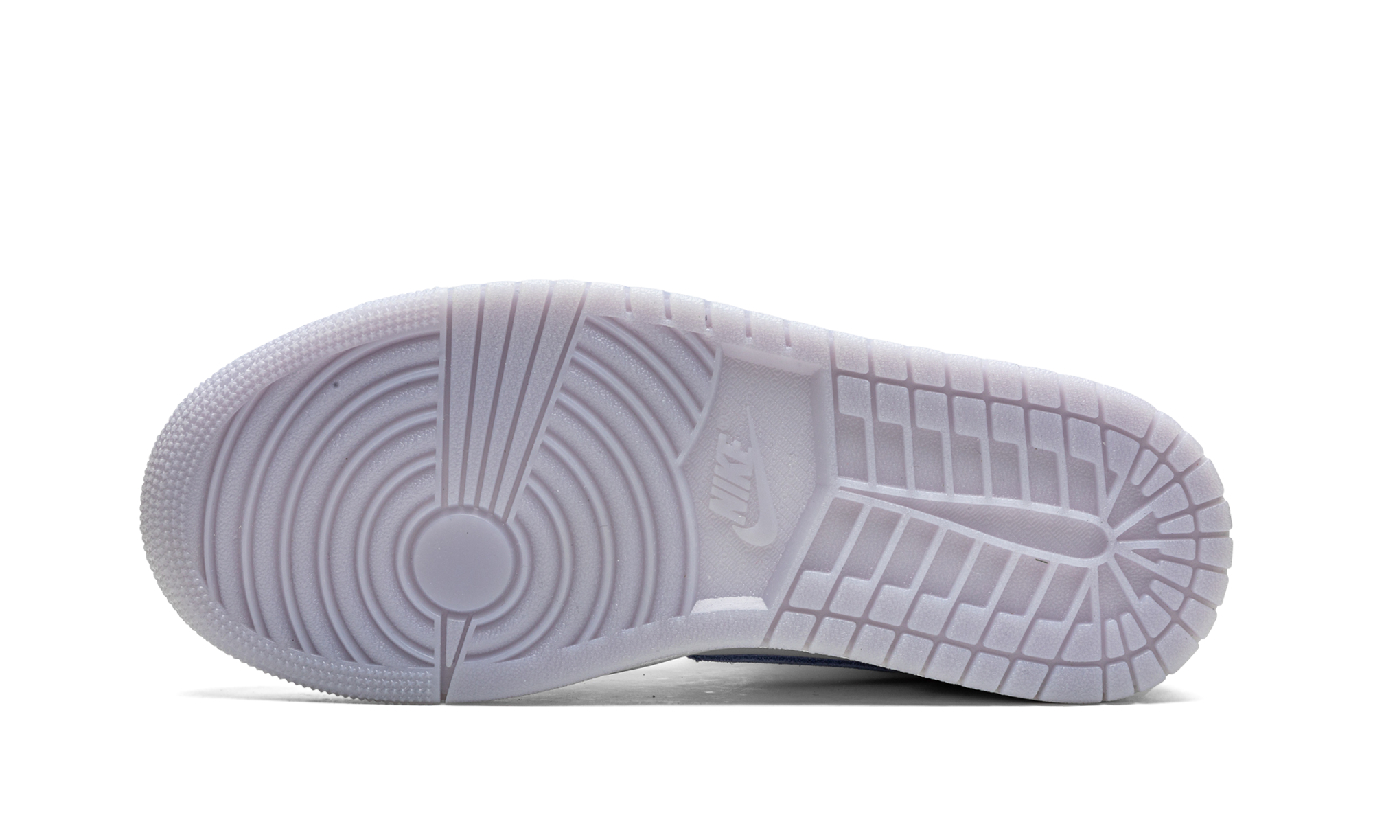 jordan 1 mid wolf grey aluminum women s+BQ6472-105+bottom view