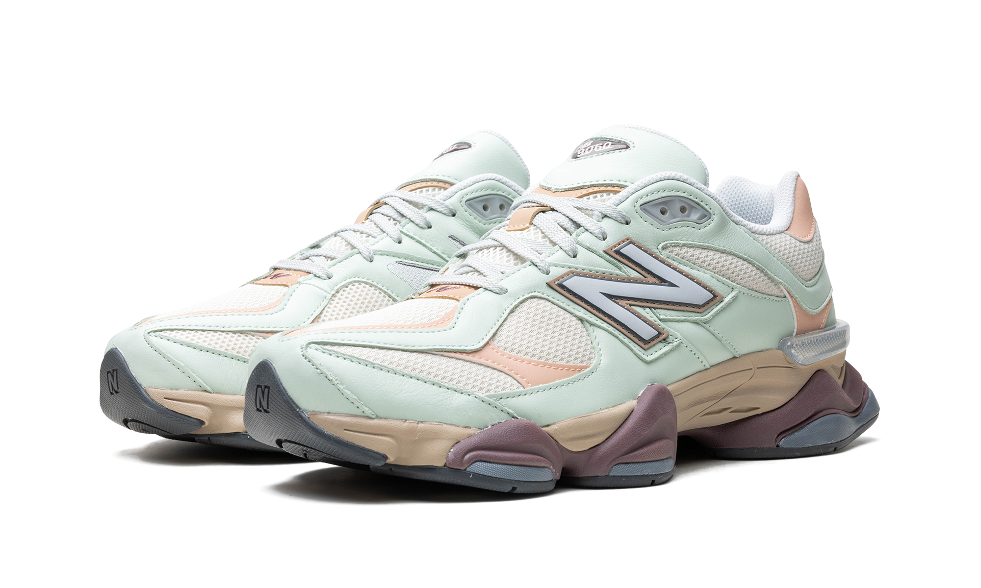 new balance 9060 clay ash+U9060GCA+diagnol left view