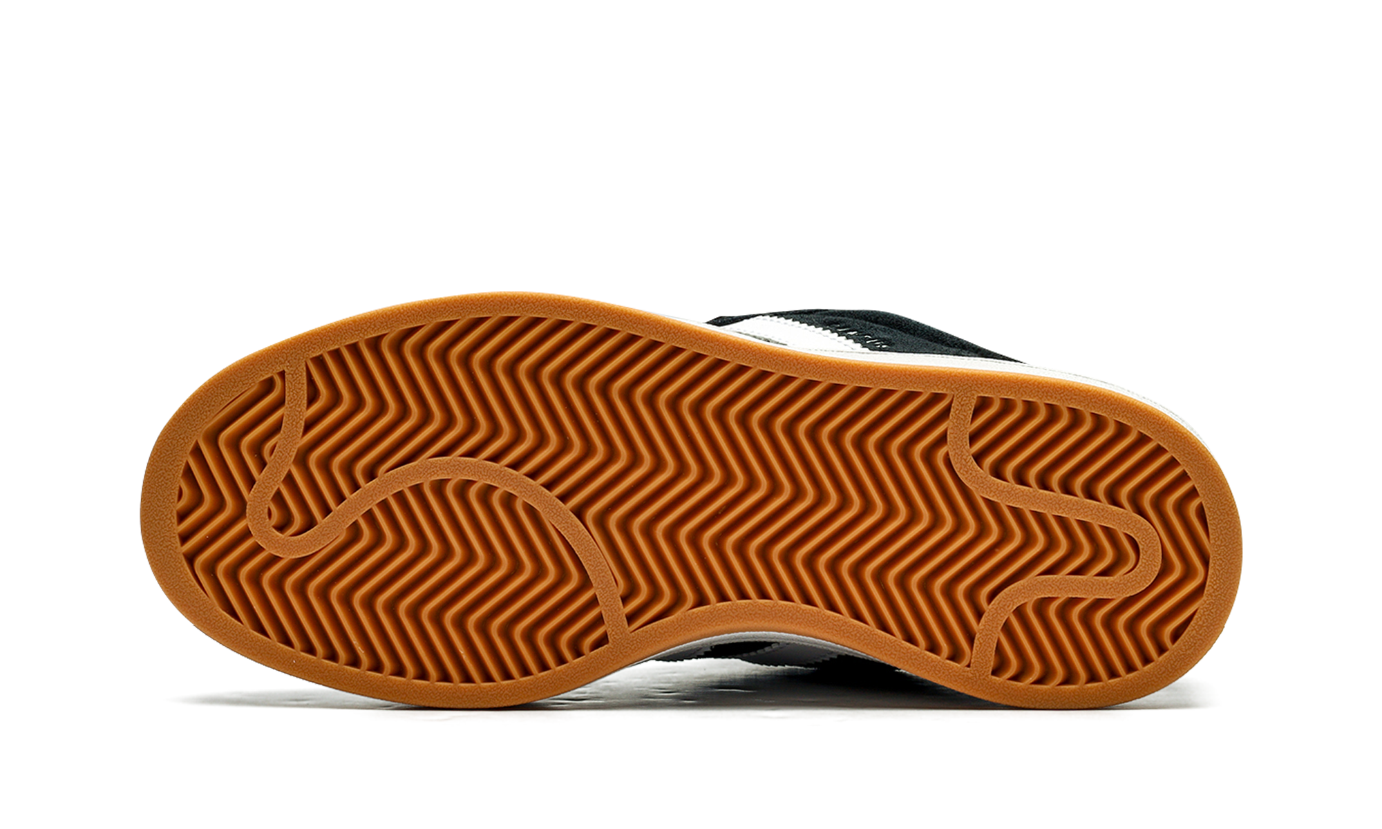 adidas campus 00s black white gum kids+HQ6638+bottom view
