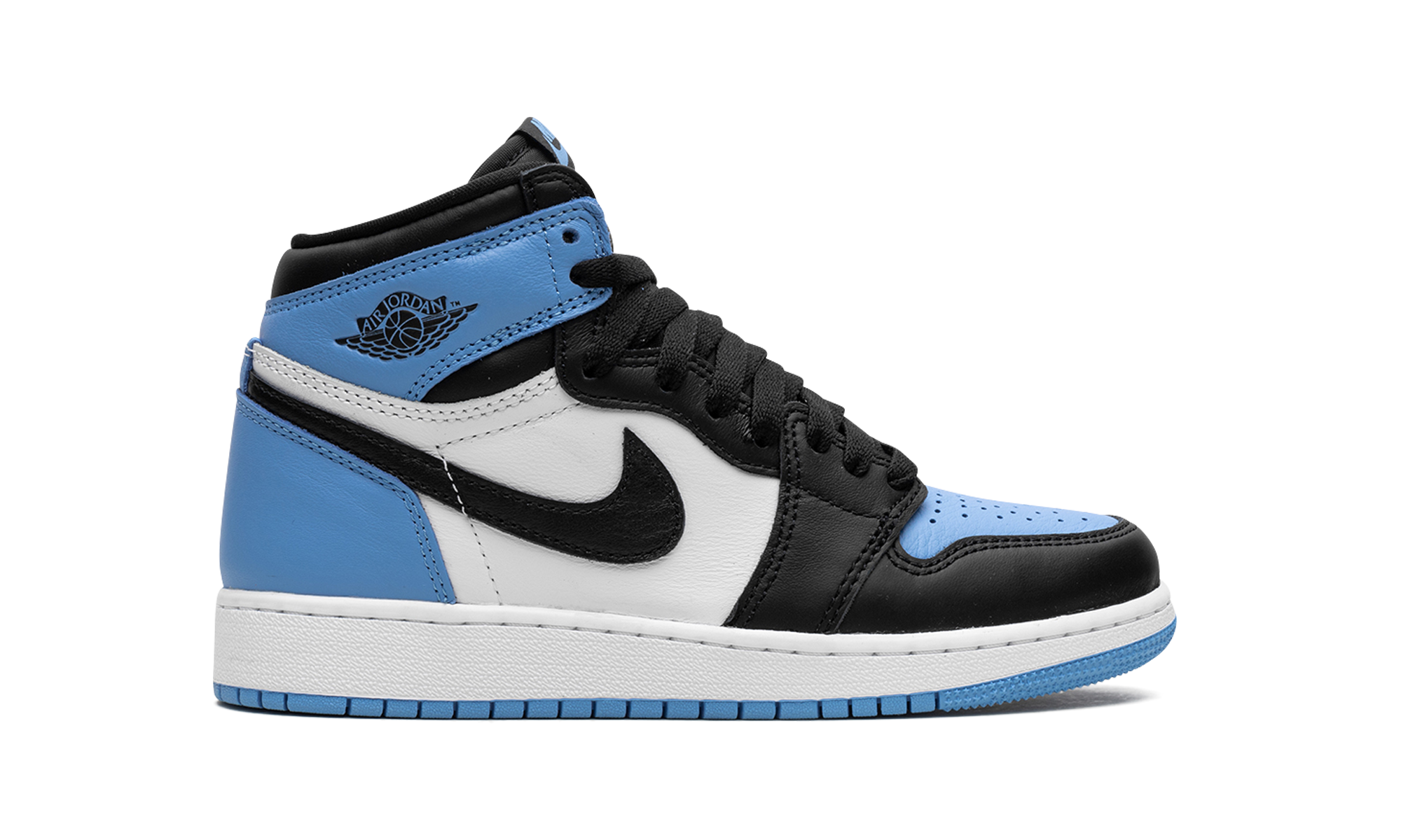 jordan 1 retro high og unc toe gs+FD1437-400+right view